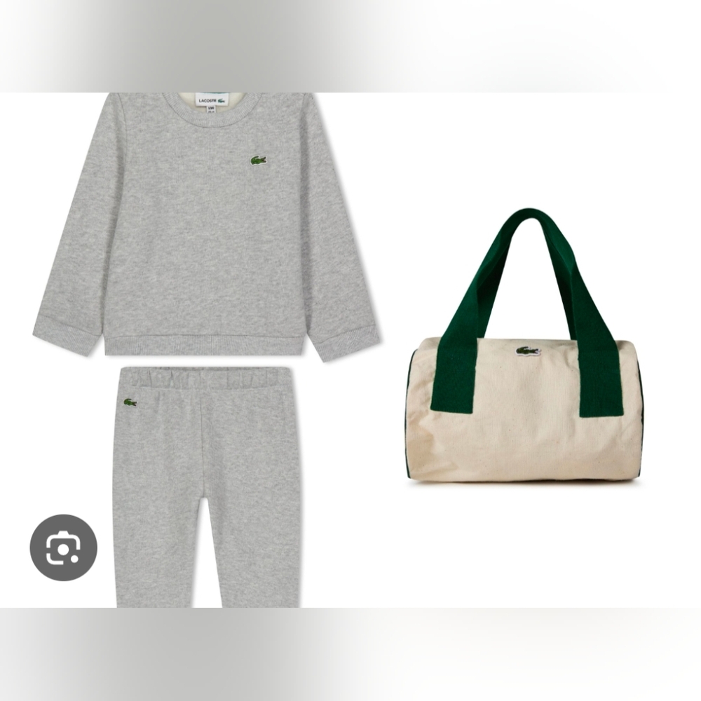 Lacoste Infants' Fleece Sweatsuit and Bag
